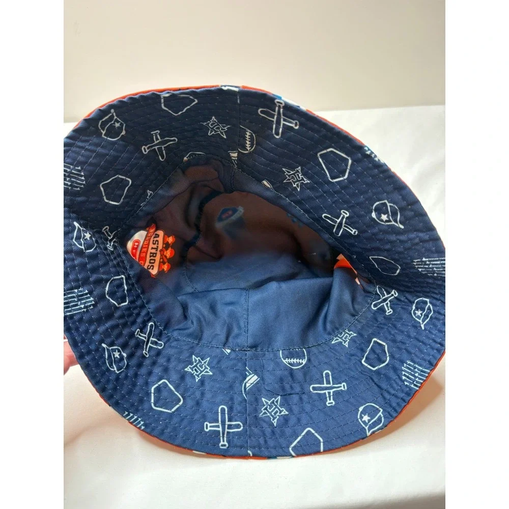 Houston Astros Buddies‎ Club Kids Reversible Bucket Hat Navy Orange HEB MLB